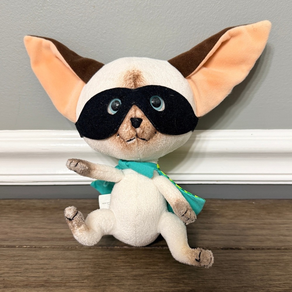 MerryMakers Skippyjon Jones Siamese Superhero Cat Plush